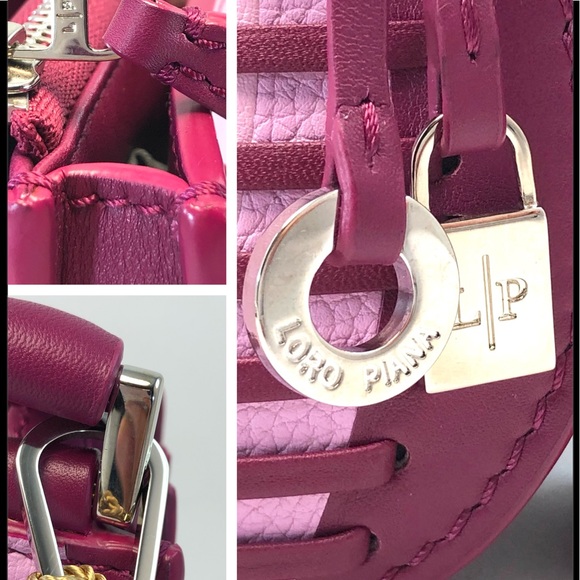 LORO PIANA
Milky Way Woven Stripes Calfskin Leather Bag - Picture 9 of 14